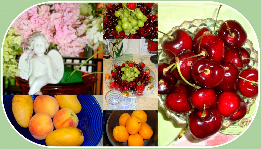 Summer Fruit Collage