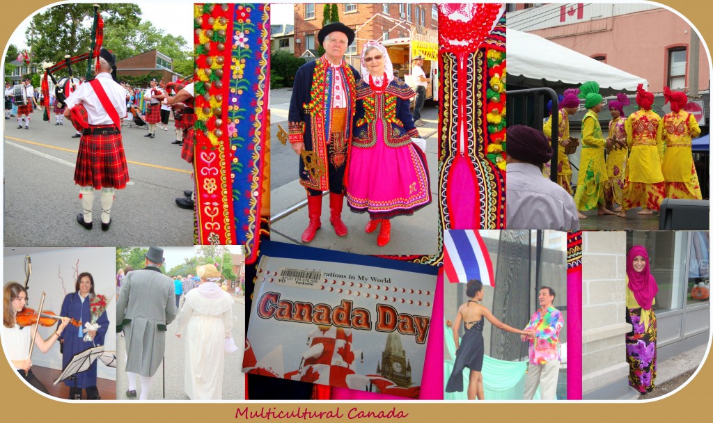 Canada Day Collage (Multicultural Canada)