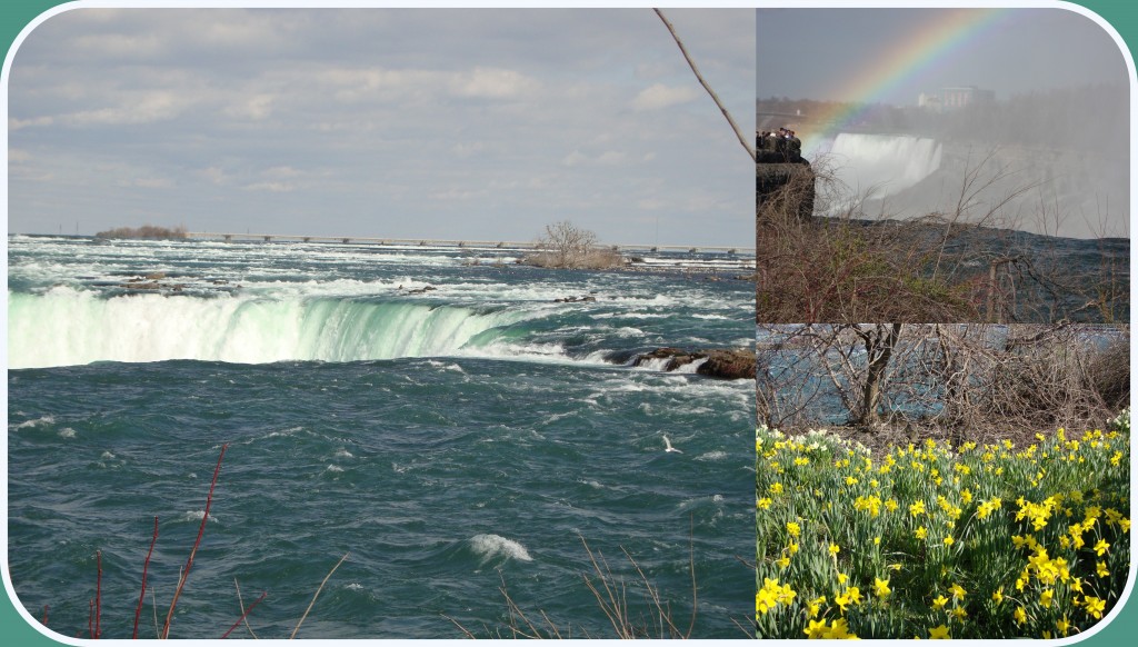 There's an expectation in the air when Spring arrives and the daffodils come up - at Niagara Falls - and everywhere.