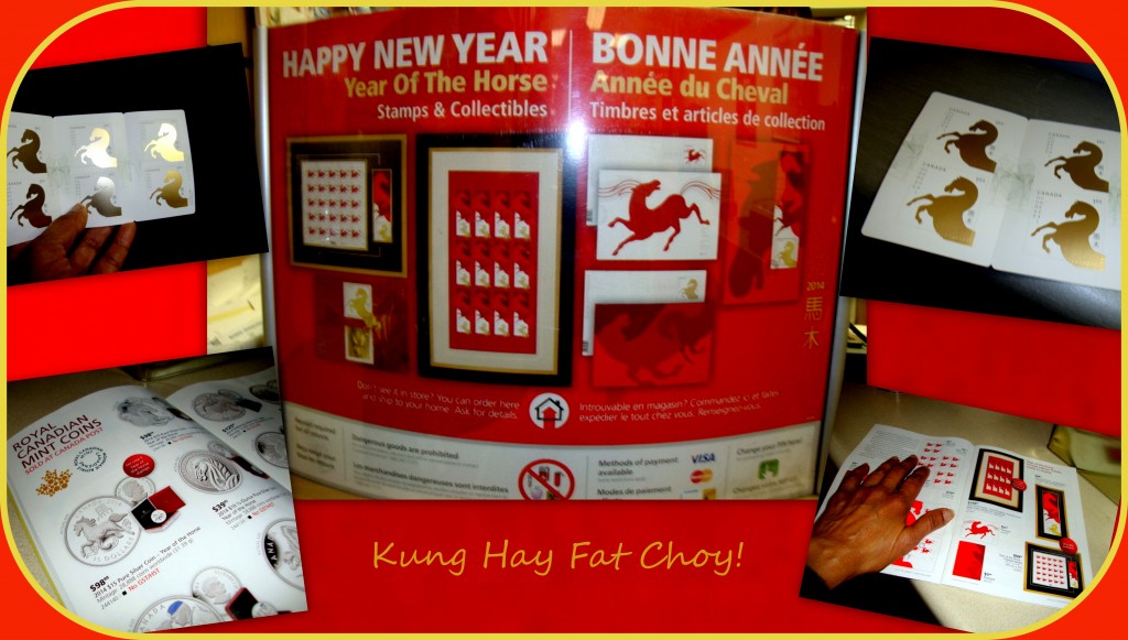 Year of the Horse  (Canada Post stamps & coins)