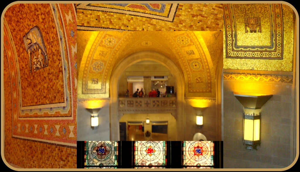 ROM rotunda ( with stained glass showing)