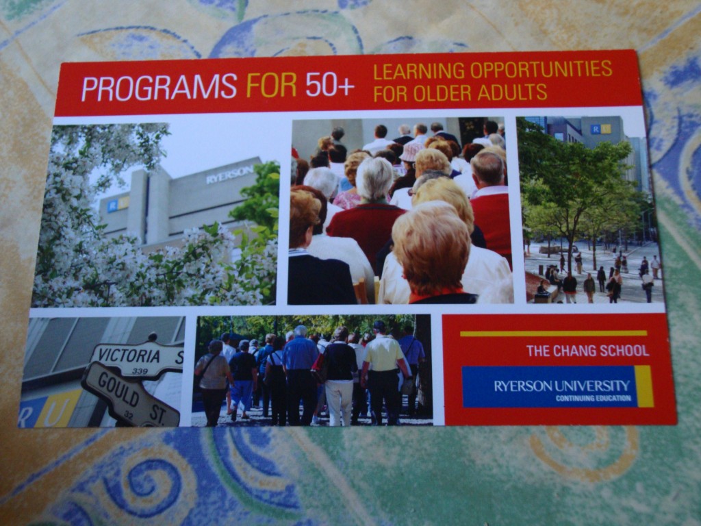 (Ryerson University) - Programs for 50+