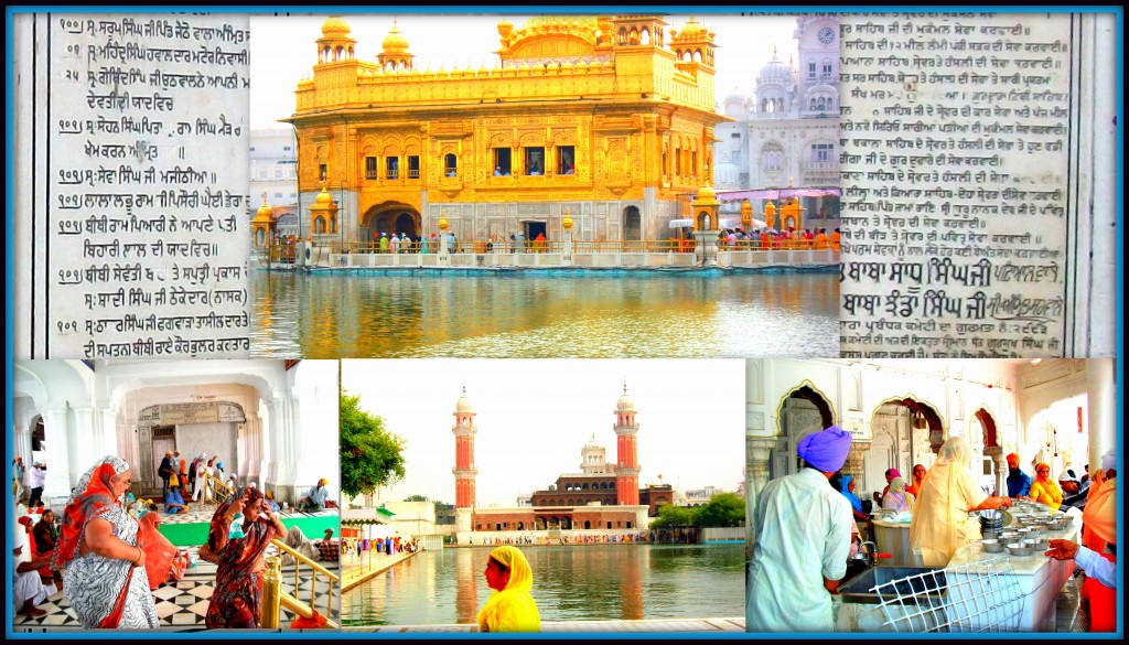 India's Golden Temple was one of the highlights of my visit there.  "The Harmandir Sahib, also Darbar Sahib and informally referred to as the "Golden Temple", is the holiest Sikh gurdwara located in the city of Amritsar, Punjab, India. The city was founded in 1574 by the fourth Sikh guru, Guru Ram Das." (Wikipedia)